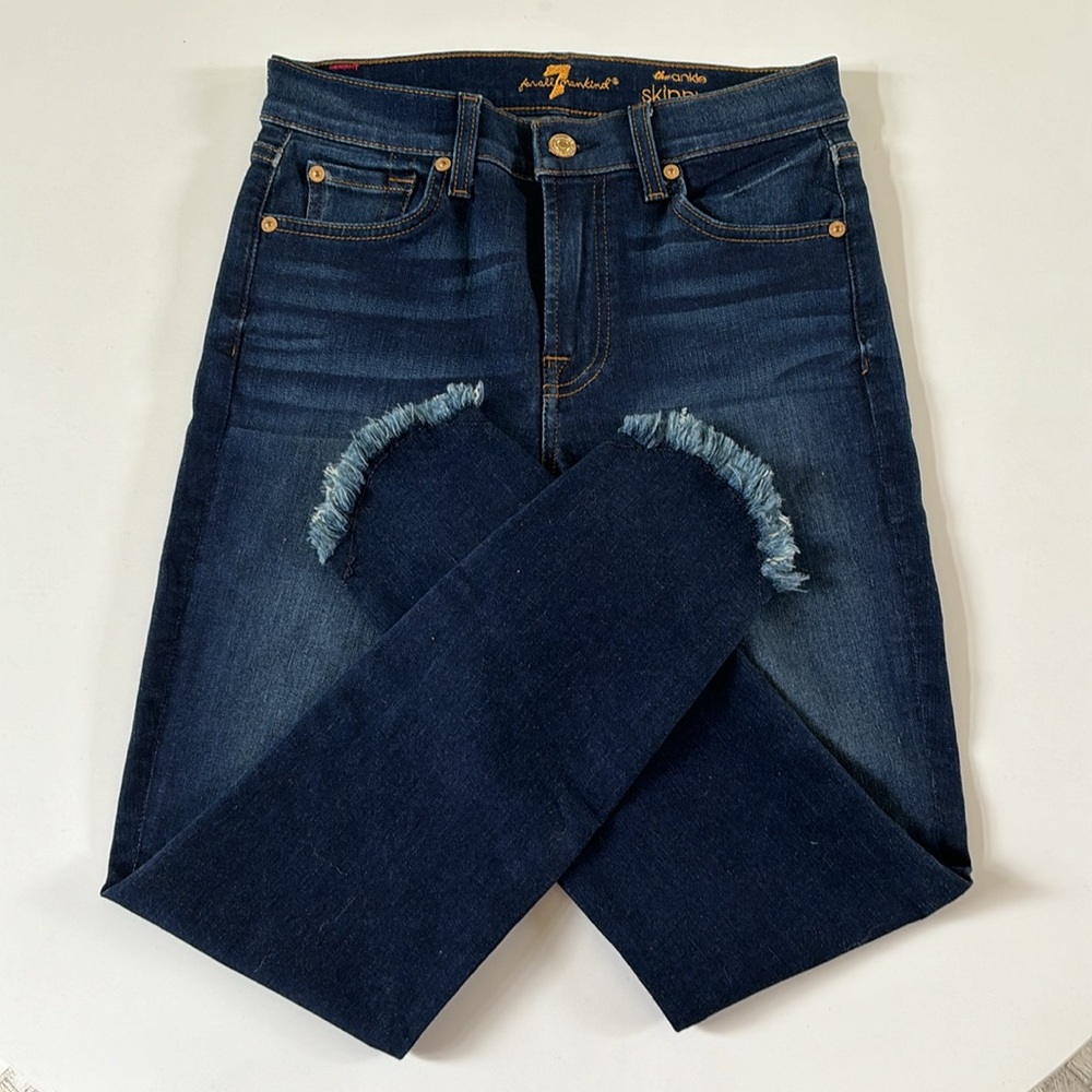 7 FOR ALL MANKIND - the ankle skinny jeans